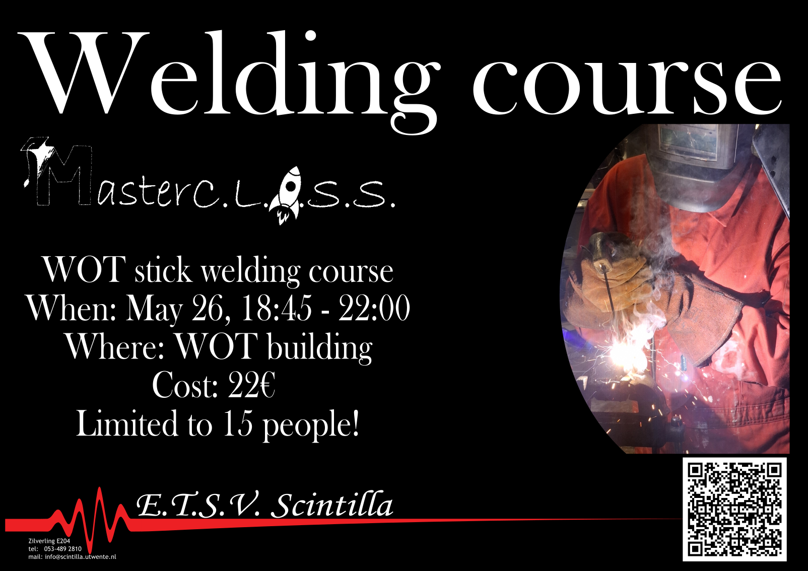 MasterCLASS Welding course