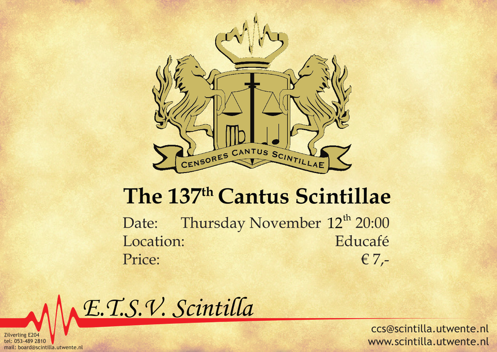 Cantus Scintillae 137