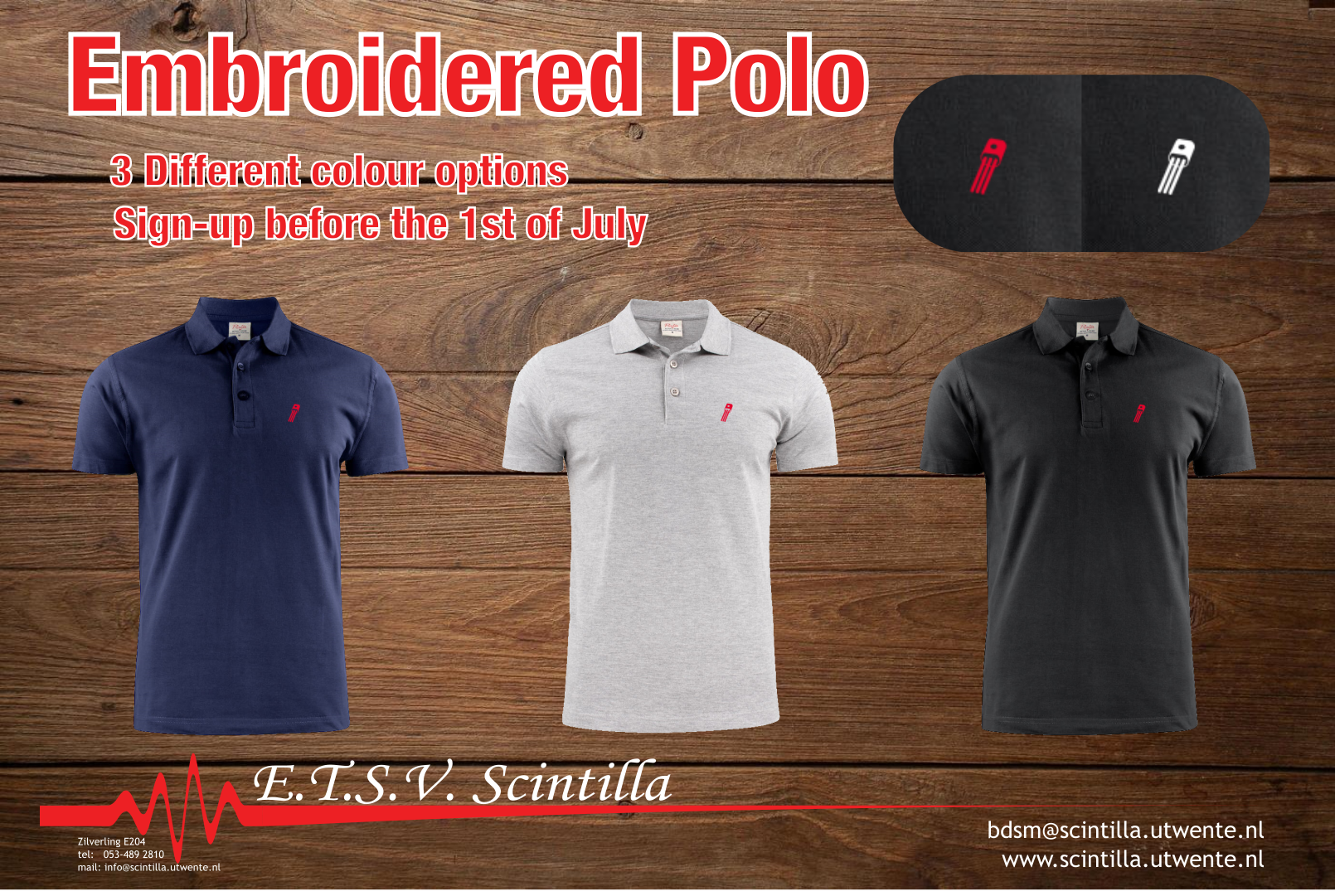 Embroided Polo Order list