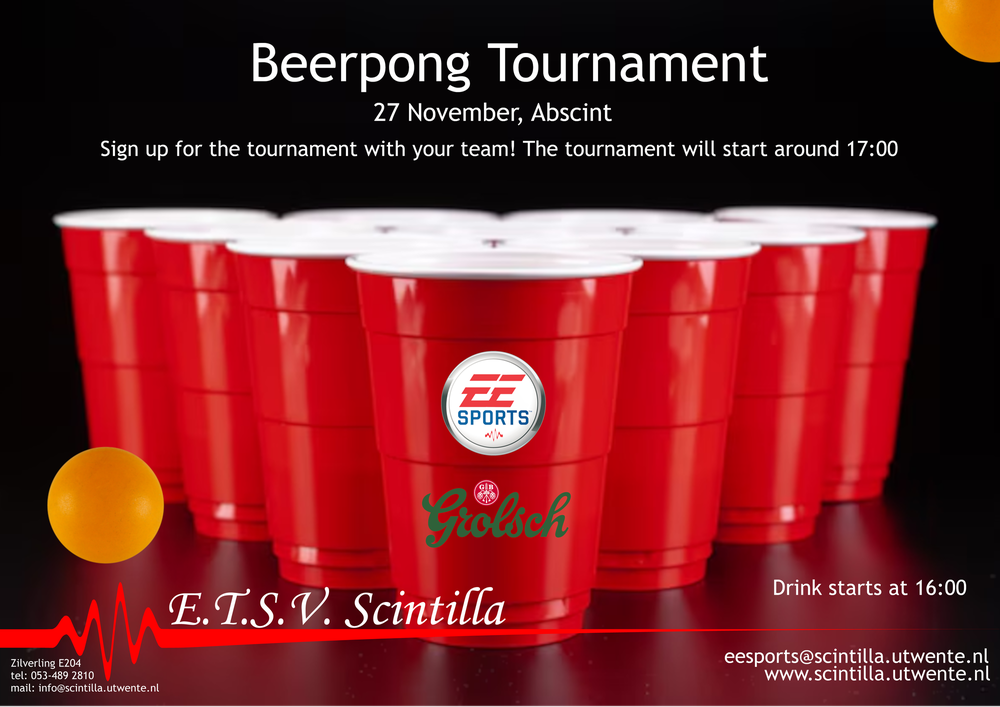 EE-Sports beerpong tournament